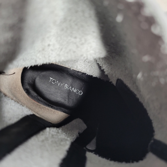 Tony Bianco Snake Print Booties - Picture 7 of 8